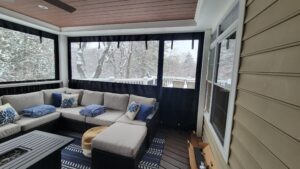 Roll down porch enclosures