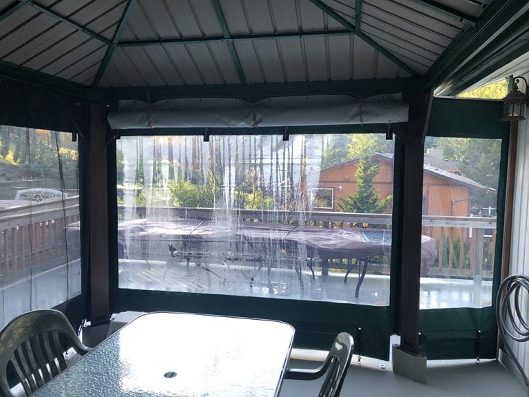 Clear Vinyl Curtains Homes, Bars, Restaurants, Golf Course Enclosure Guy