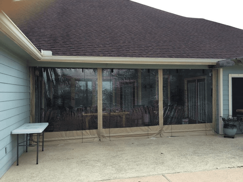 Clear Outdoor Patio Curtains For Homes In Palo Alto