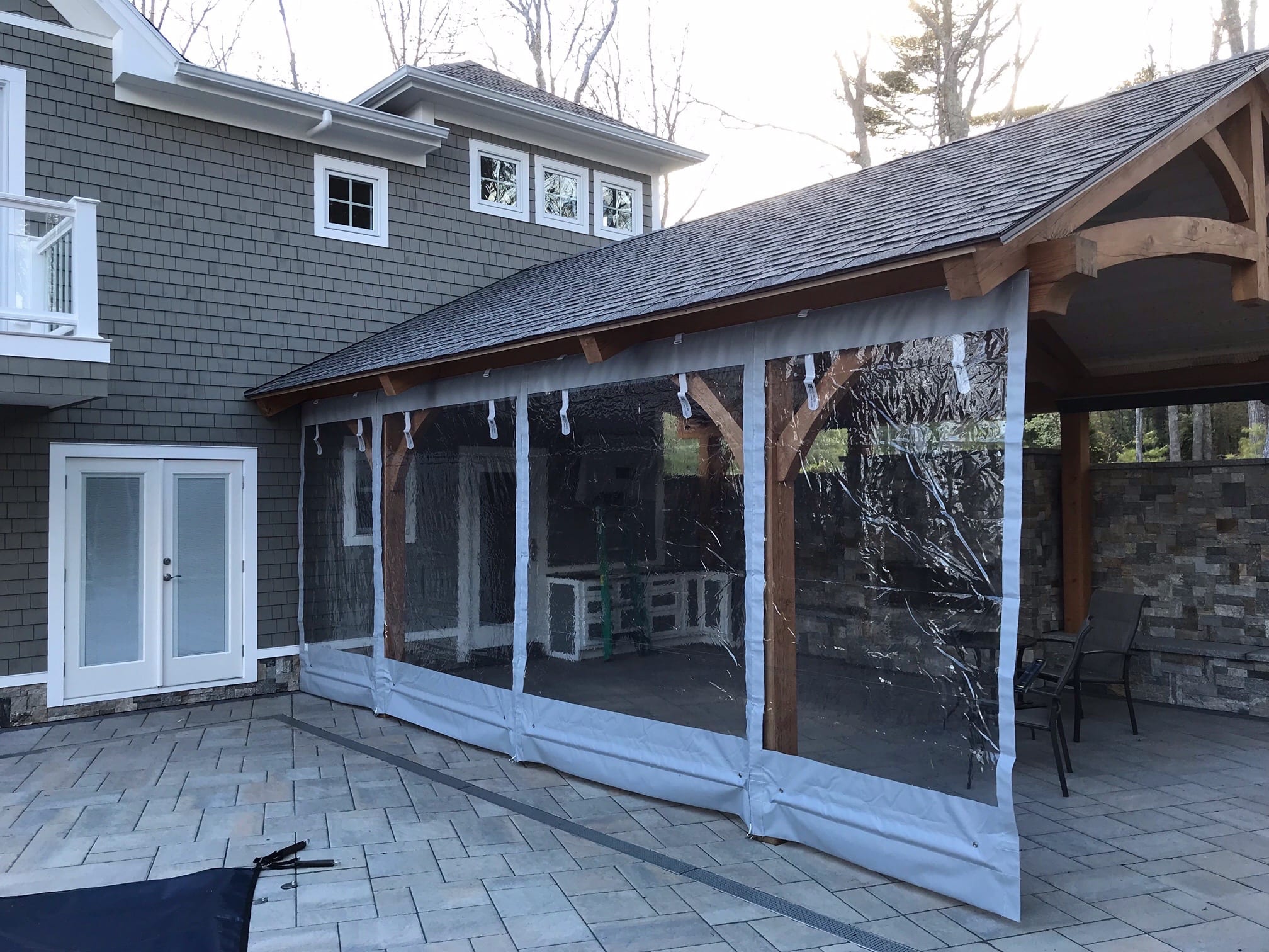 Drop And Hand Rolled Residential Outdoor Patio Enclosures