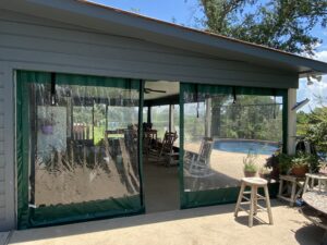 Roll Down Vinyl Patio Enclosure