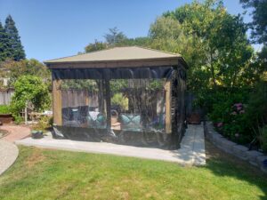 Plastic Gazebo Enclosure - Outdoor Vinyl Curtains for Gazebos ...