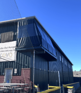 upper deck enclosure for baseball stands